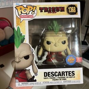 Trigun Funko Pop| Descartes Gamestop Exlcusive| Brand New